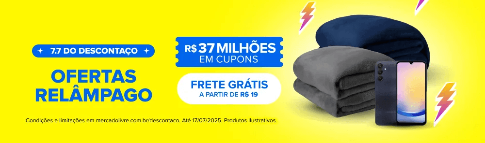 Cupons 7.7 Mercado Livre (Post vai atualizando)