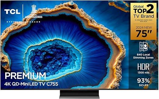 Smart Tv TCL C755 75" Mini LED 4K 120Hz