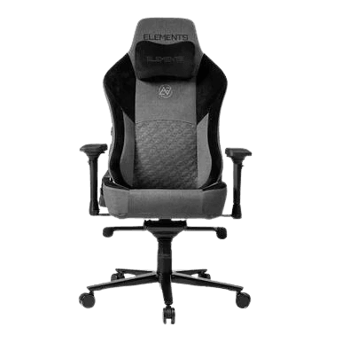 Cadeira Gamer Elements Lunari Fearless, Até 140kg, Reclinável, Com Almofada, Cilindro de Gás, Classe 4, Cinza