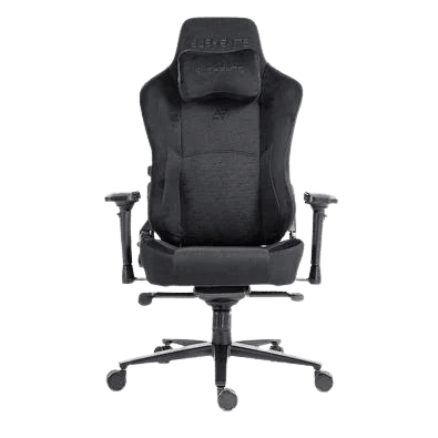 Cadeira Gamer Elements Lunari Fearless, Até 140kg, Reclinável, Com Almofada, Cilindro de Gás, Classe 4, Preto