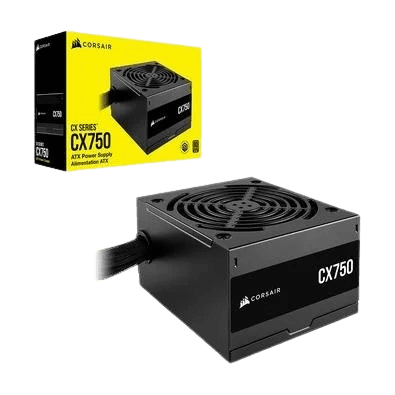 Fonte Corsair CX Series CX750, 750W, 80 Plus Bronze, Com Cabo, Preto - CP-9020279-BR