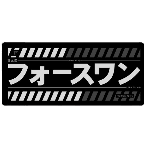 Mousepad Force One Skyhawk Katana XXL, Preto (900x400mm)