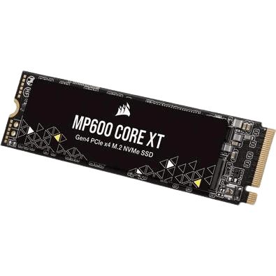 SSD 4TB Corsair MP600 CORE XT, PCIe Gen 4.0 x4 NVMe M.2, Leitura: 5000MB/s e Gravação: 4400MB/s, Preto - CSSD-F4000GBMP600CXT