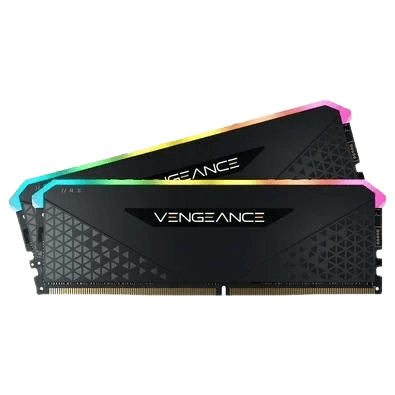 Memória RAM para Desktop Corsair Vengeance RGB RS, 32GB (2x16GB), 3200MHz, DDR4, CL16, Preto - CMG32GX4M2E3200C16
