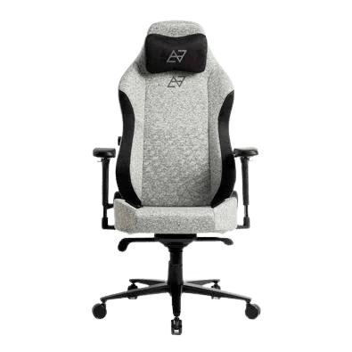 Cadeira Gamer Elements Lunari, Até 120kg, Com Almofada, Descanso de Braço 4D, Cilindro de Gás Classe 4, Knit Special, Cinza