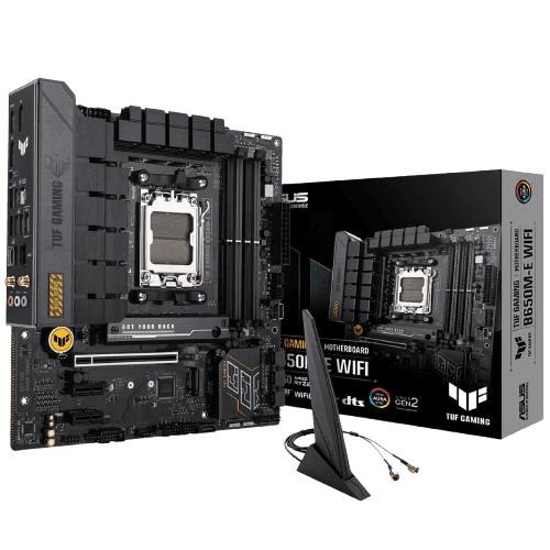 Placa Mãe Asus TUF Gaming B650M-E WIFI, Chipset B650, AMD AM5, mATX, DDR5, 90MB1FV0-M0EAY0
