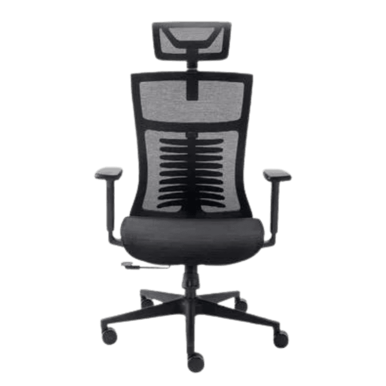 Cadeira Ergonômica Elements Vertta Pro, Até 150 kg, Reclinável, Braços 3D, Cilindro Classe 4, Preto