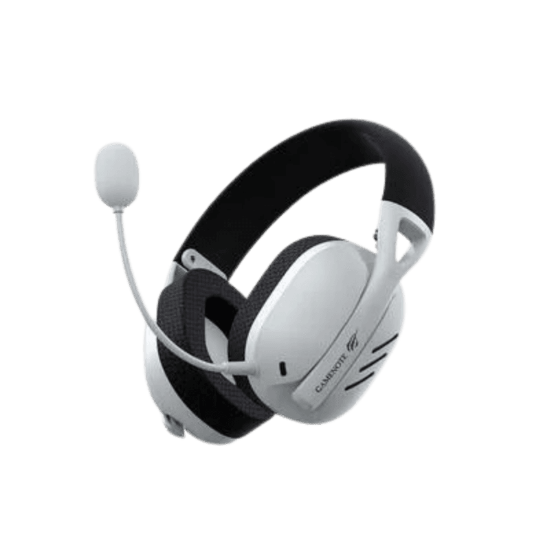 Headset Gamer Sem Fio Havit Fuxi H3, 7.1 surround, Driver 40mm, Bluetooth e USB, Preto e Branco