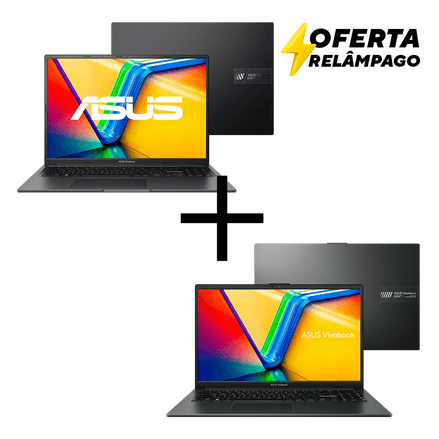 COMBO Notebook ASUS Vivobook 16X K3605ZF-N1420W Indie Black + Notebook ASUS Vivobook Go 15 E1504FA-NJ1291 Mixed Black