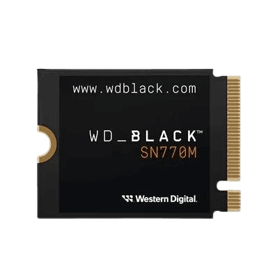 SSD WD 1TB SN770M, M.2, Leitura: 5150MB/s E Gravação: 4900MB/s, Preto - WDS100T3X0G-00CHY0