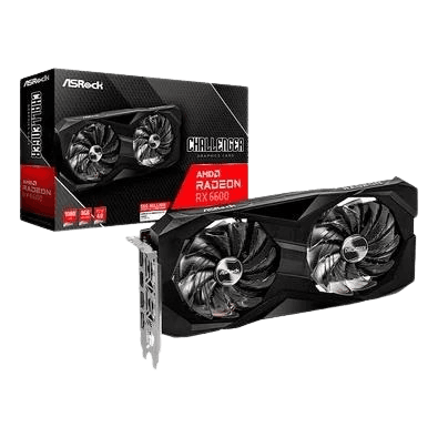 Placa de Vídeo ASRock Radeon RX 6600 Challenger D, 8GB, GDDR6, FSR, Ray Tracing, 90-GA2RZZ-00UANF