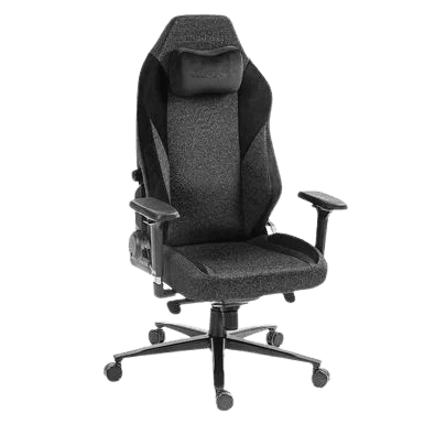 Cadeira Gamer Elements Lunari Titan XL, Até 170kg, Reclinável, Com Almofada, Braço 4D, Cilindro de Gás Classe 4, Preto