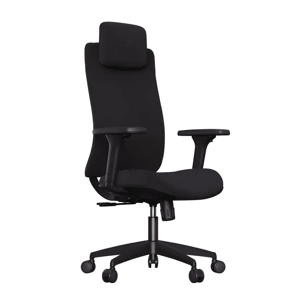 Cadeira Office Elements ROI, Até 120kg, Reclinável, Cilindro Classe 4, Nylon, Preto