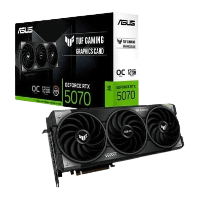 Placa de Vídeo ASUS TUF RTX 5070 O12G GAMING NVIDIA Geforce, 12GB, GDDR7, Blackwell, DLSS4, Edição OC - 90YV0LZ0-M0NA00