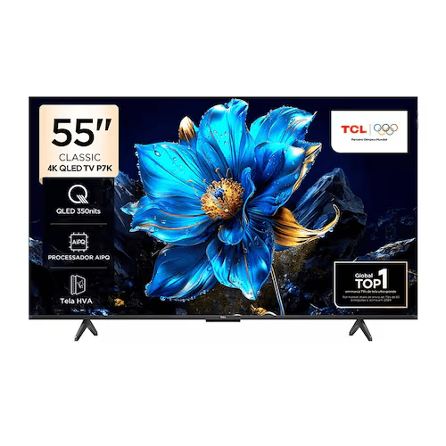 Smart TV 55 TCL 55P7K 4K QLED 60Hz