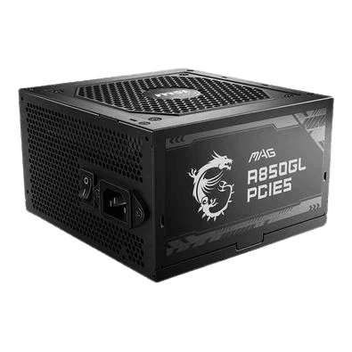 Fonte MSI MAG A850GL, 850W, 80 Plus Gold, Modular, PFC Ativo, Com Cabo, Preto