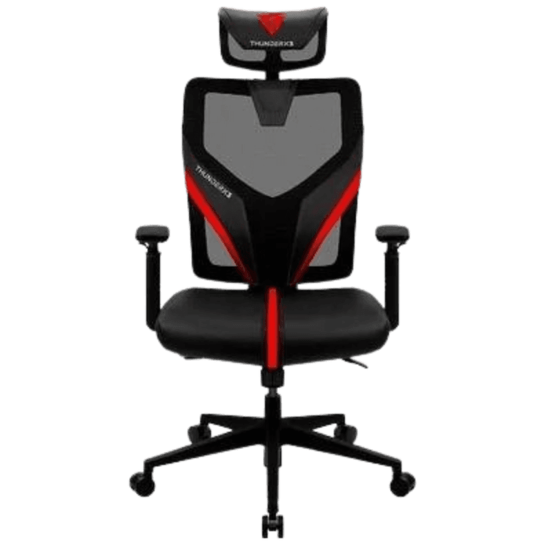 Cadeira Ergonômica ThunderX3 Yama1, Preto e Vermelho