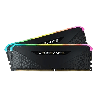 Memória RAM para Desktop Corsair Vengeance RGB RS, 16GB (2x8GB), 3600MHz, DDR4, CL18, Preto - CMG16GX4M2D3600C18