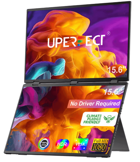 Monitor Portátil Duplo Dobrável UPERFECT 15.6" FHD