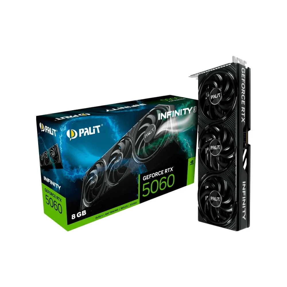 Placa de Vídeo Palit GeForce RTX 5060 Infinity 3 NVIDIA GeForce, 8GB