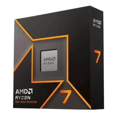 Processador AMD Ryzen 7 9700X, 3.8 GHz (5.5 GHz), Cache 32 MB, 8 Núcleos, 16 Threads, AM5 - 100-100001404WOF