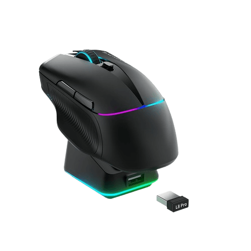 Mouse Sem Fio Machenike L8 Pro, Preto