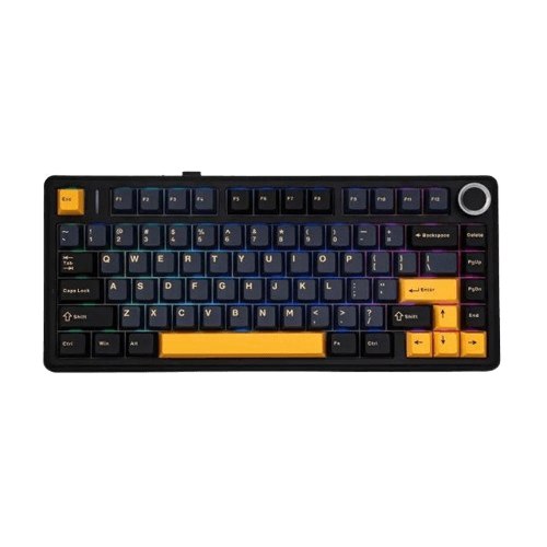 Teclado Mecânico Sem Fio EPOMAKER x AULA F75 - Thunder Black