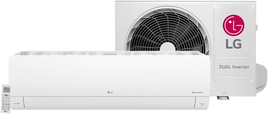 Ar Condicionado Split Inverter 12.000 Btus LG Dual Compact +IA Frio S3-Q12JAQAL - 220 Volts