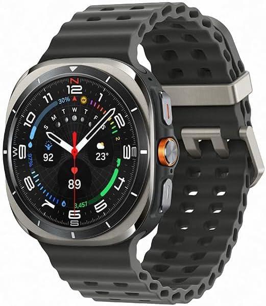 Samsung Galaxy Watch Ultra 2025 Smartwatch 47mm LTE, Galaxy AI, Titânio Aeroespacial, Titânio Cinza