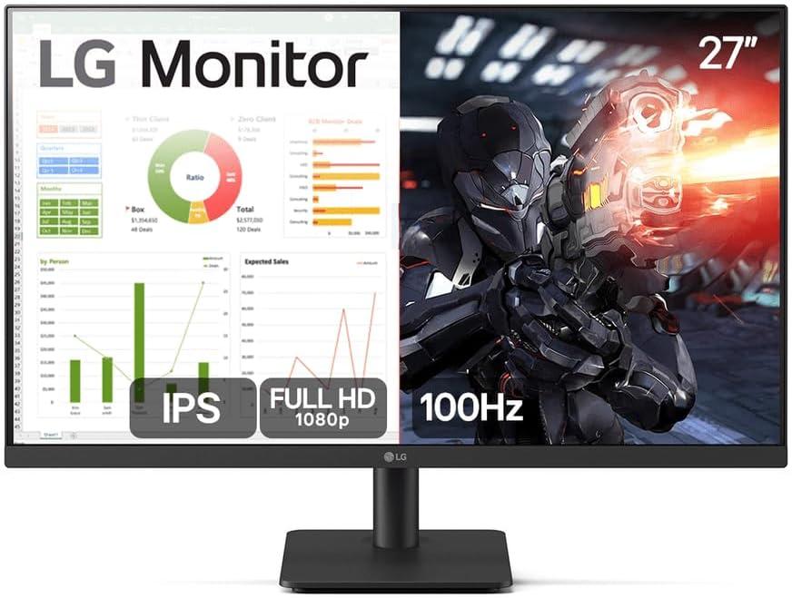 Monitor LG 27 IPS, Full HD, 100Hz