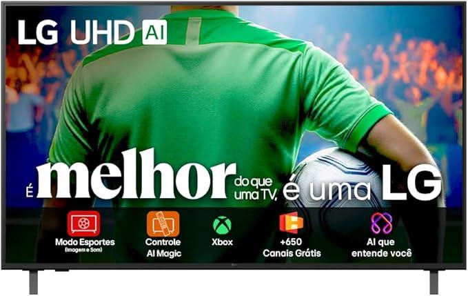 Smart TV 4K 50" LG UHD 50UA85 | Processador 7 AI Ger8