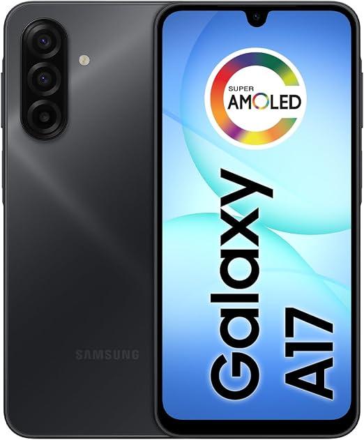 Celular Samsung Galaxy A17, 256GB, 8GB, 50MP Tela 6.7", IP54 - Preto