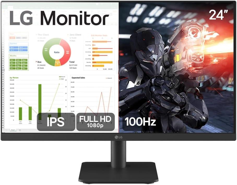 (Mercado Pago) Monitor Gamer 100Hz UltraGear LG 24" Full HD IPS