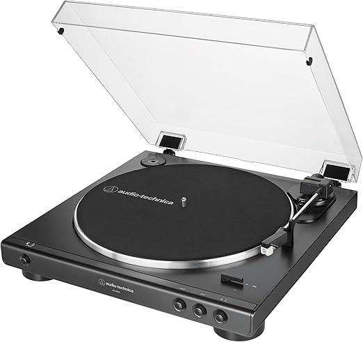 Toca-Discos Vinil Audio-Technica AT-LP60X-BK, Preto | Automático, Bivolt 120/240V