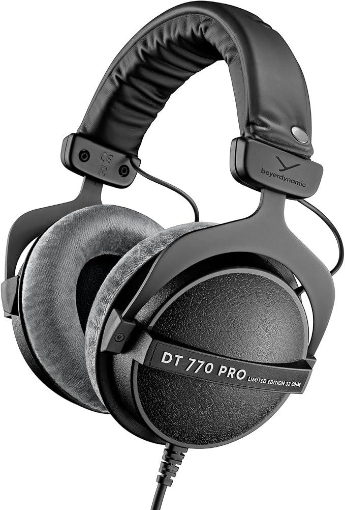 beyerdynamic DT 770 Pro 32 Ohm Studio Headphone, cinza (DT 770 Pro 32 Ohm Cinza) Marca: beyerdynamic