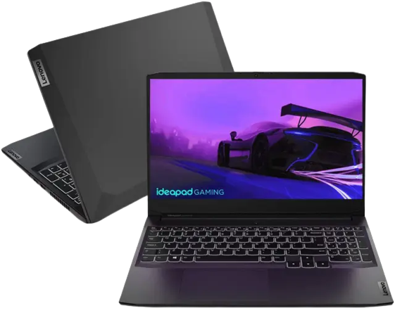 Lenovo Notebook ideapad Gaming 3i i5-11300H 8GB 512GB SSD Dedicada GTX 1650 4GB 15.6" FHD WVA W11 82MG0009BR, Shadow Black