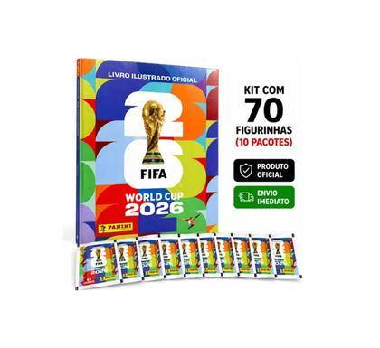 0 (novo) Álbum Oficial Copa Do Mundo 2026 Brochura + 70 Figurinhas - PANINI