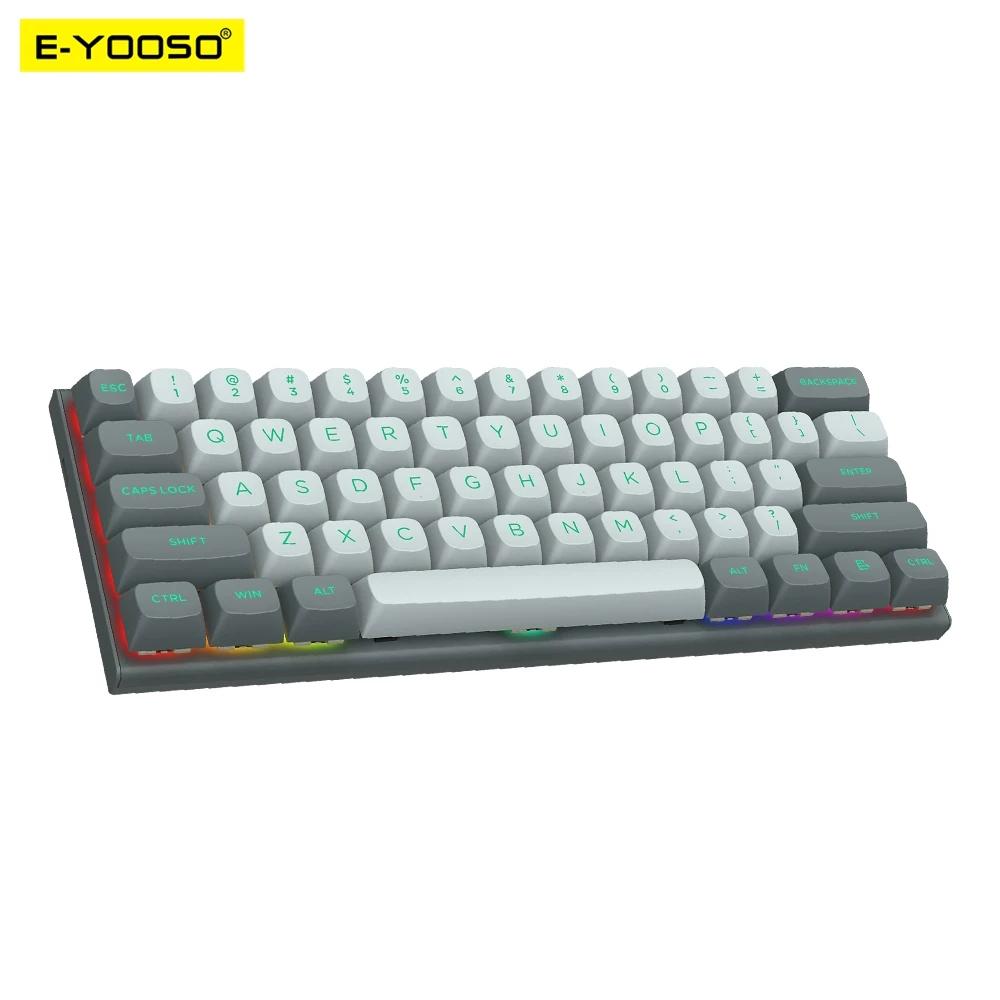 Teclado Magnético E-Yooso HZ61 RGB 8000hz Rapid Triger