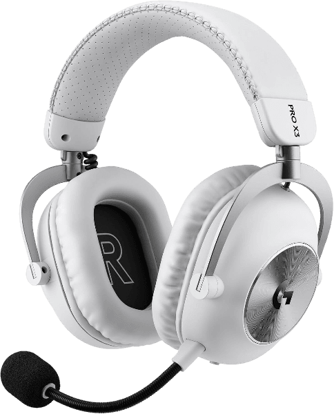 Headset Sem Fio Logitech G PRO X3 LIGHTSPEED, Branco
