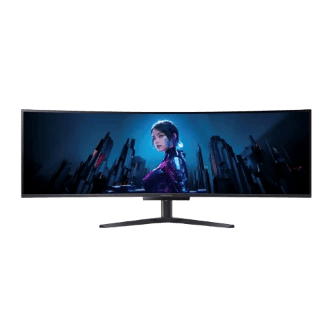 Monitor Gamer Curvo Acer Predator X49 XBMIPPHUZX, 49" OLED, Dual QHD, 240Hz, 0.3ms, DisplayPort, HDMI e USB-C, HDR, FreeSync - UM.SXXAA.X02