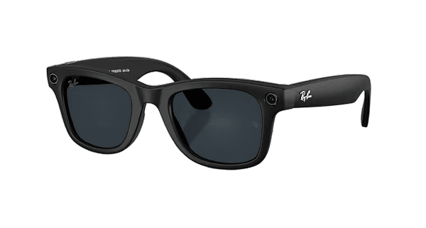 Ray-Ban Meta Wayfarer - Gen 2, Fosco Preto, Transparente Cinza Transitions