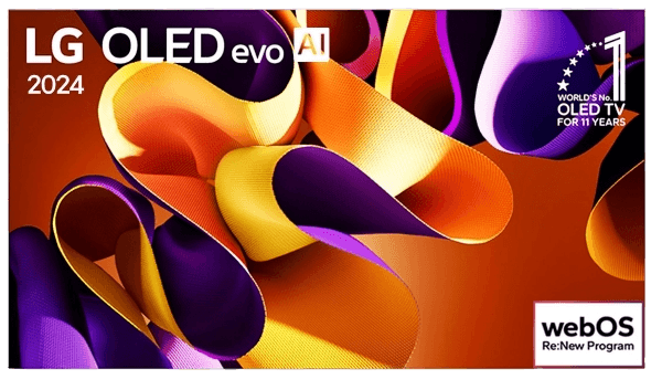Smart TV LG OLED G4 55" 4K 144Hz OLED55G4PSA