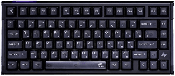 Teclado Magnético Com Fio ATK RS7 V2, Leviatan Ultra, Preto