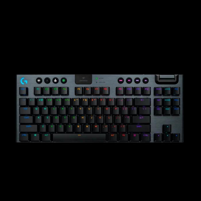 Teclado Mecânico Sem Fio Logitech G915 X Lightspeed TKL - Preto