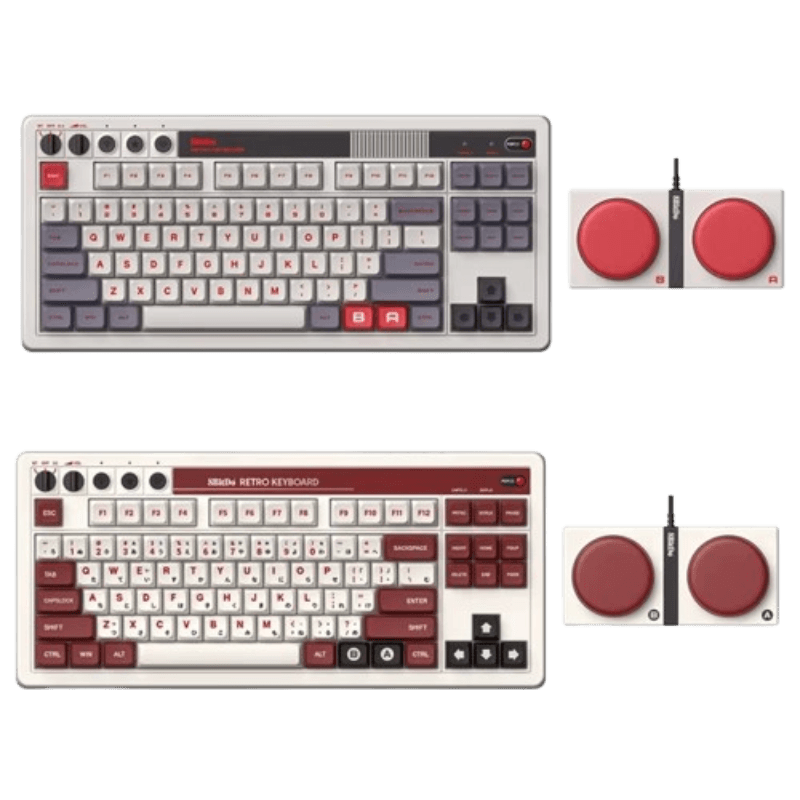 Teclado Mecânico Sem Fio 8BitDo N Edition e Fami Edition
