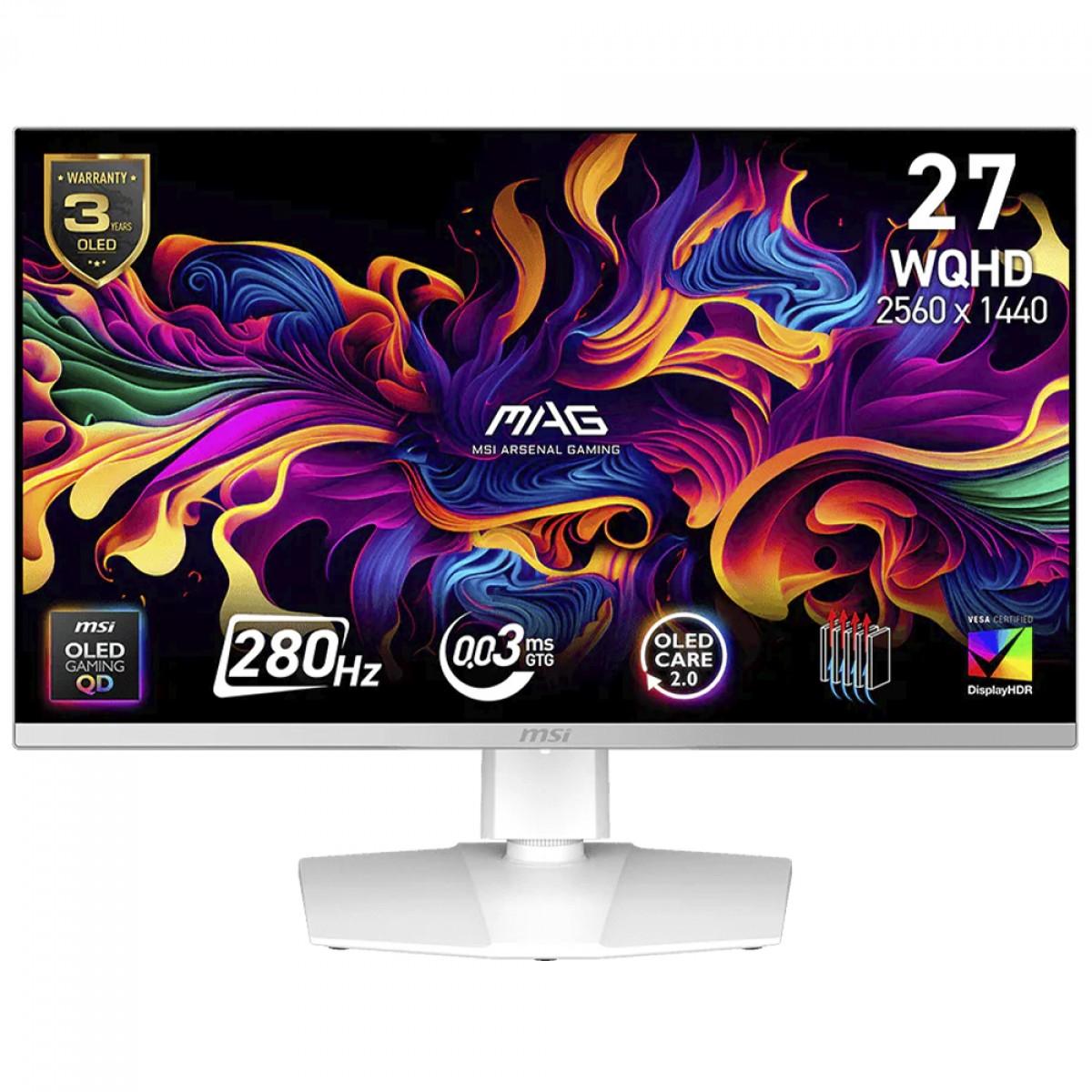 Monitor MSI MAG 272QPW 27" OLED QHD 280Hz