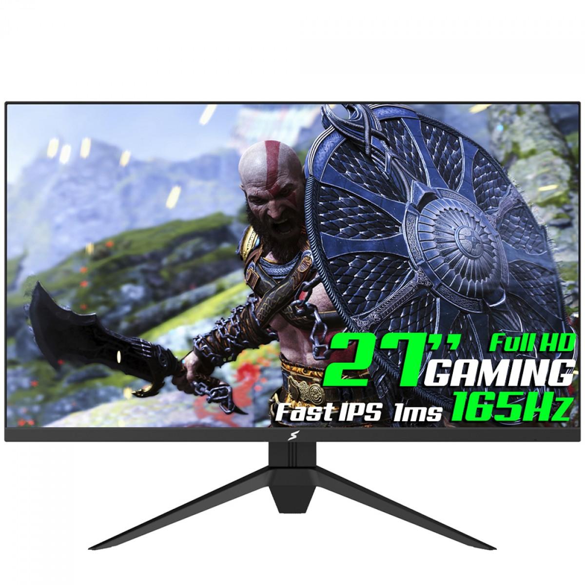 Monitor Gamer SuperFrame Precision, 27 Pol, Full HD, 165Hz, 1ms, IPS, 107% sRGB, FreeSync/G-Sync, HDMI/DP,